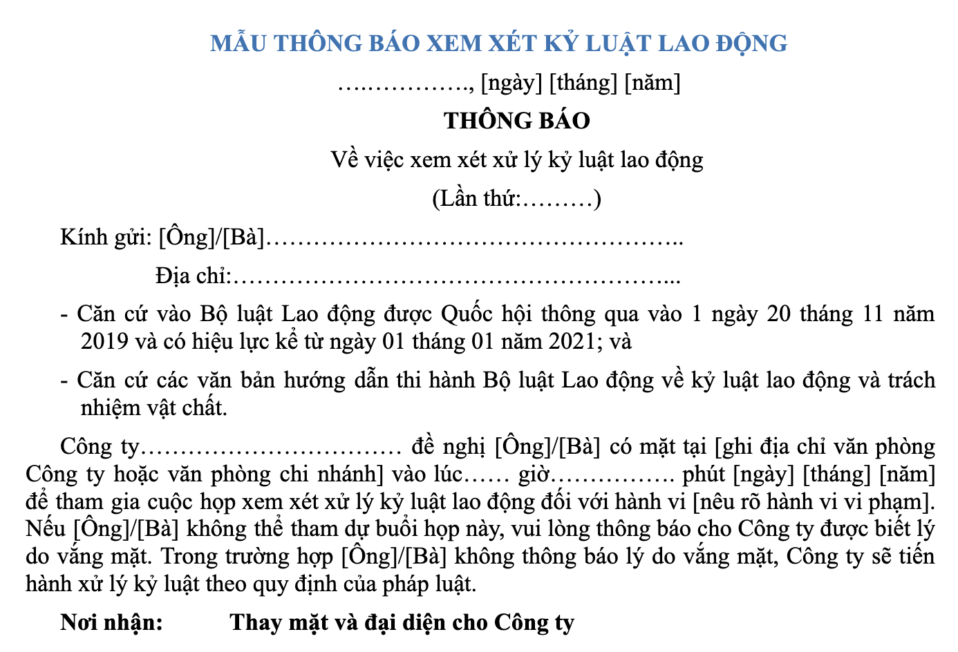 mau-thong-bao-xem-xet-ky-luat-lao-dong